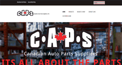Desktop Screenshot of capsparts.com