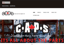 Tablet Screenshot of capsparts.com